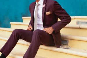 costume homme bordeaux