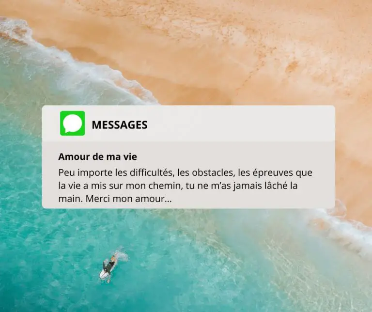 message amoureux gratitude