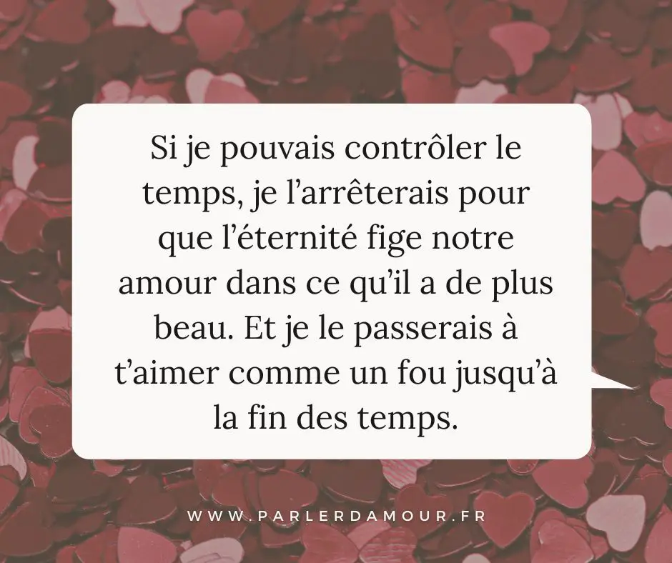 message d'amour pour elle