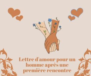 lettre d'amour pour lui après première rencontre