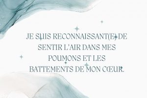 40 affirmations de gratitude du matin et du soir