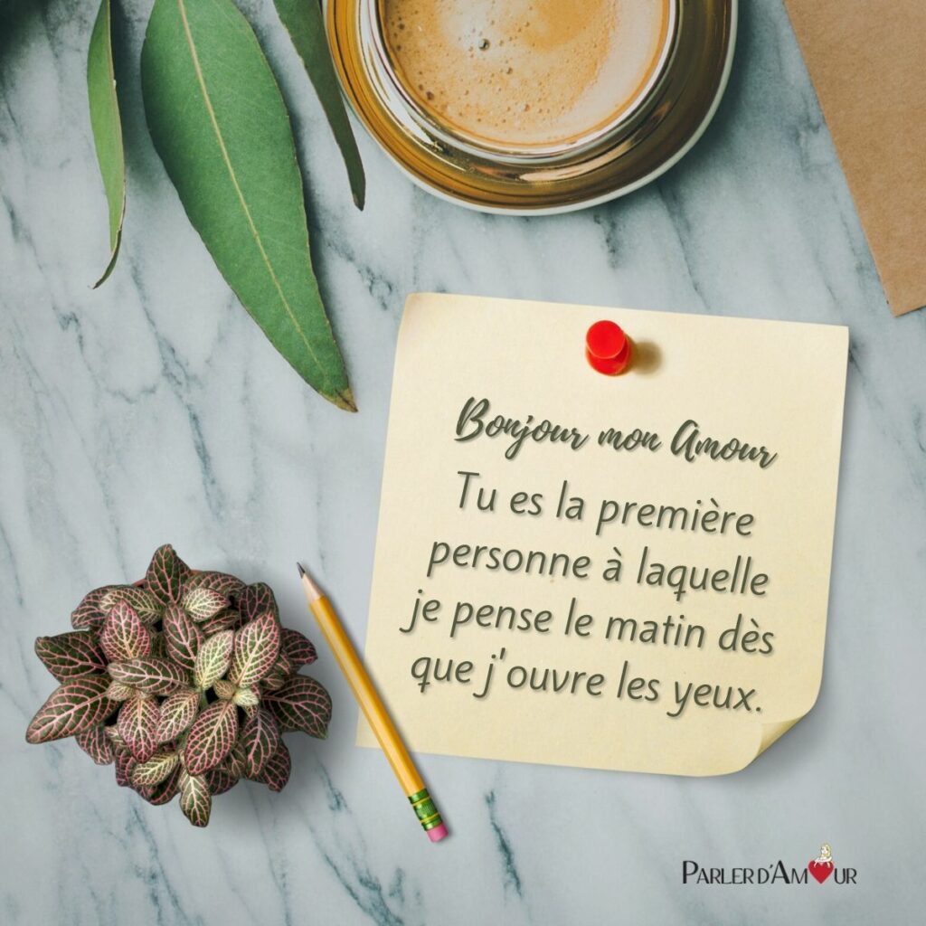 messages mignons pour dire bonjour à son amour