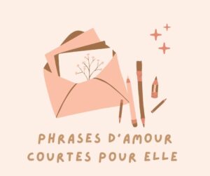 phrase d'amour pour elle