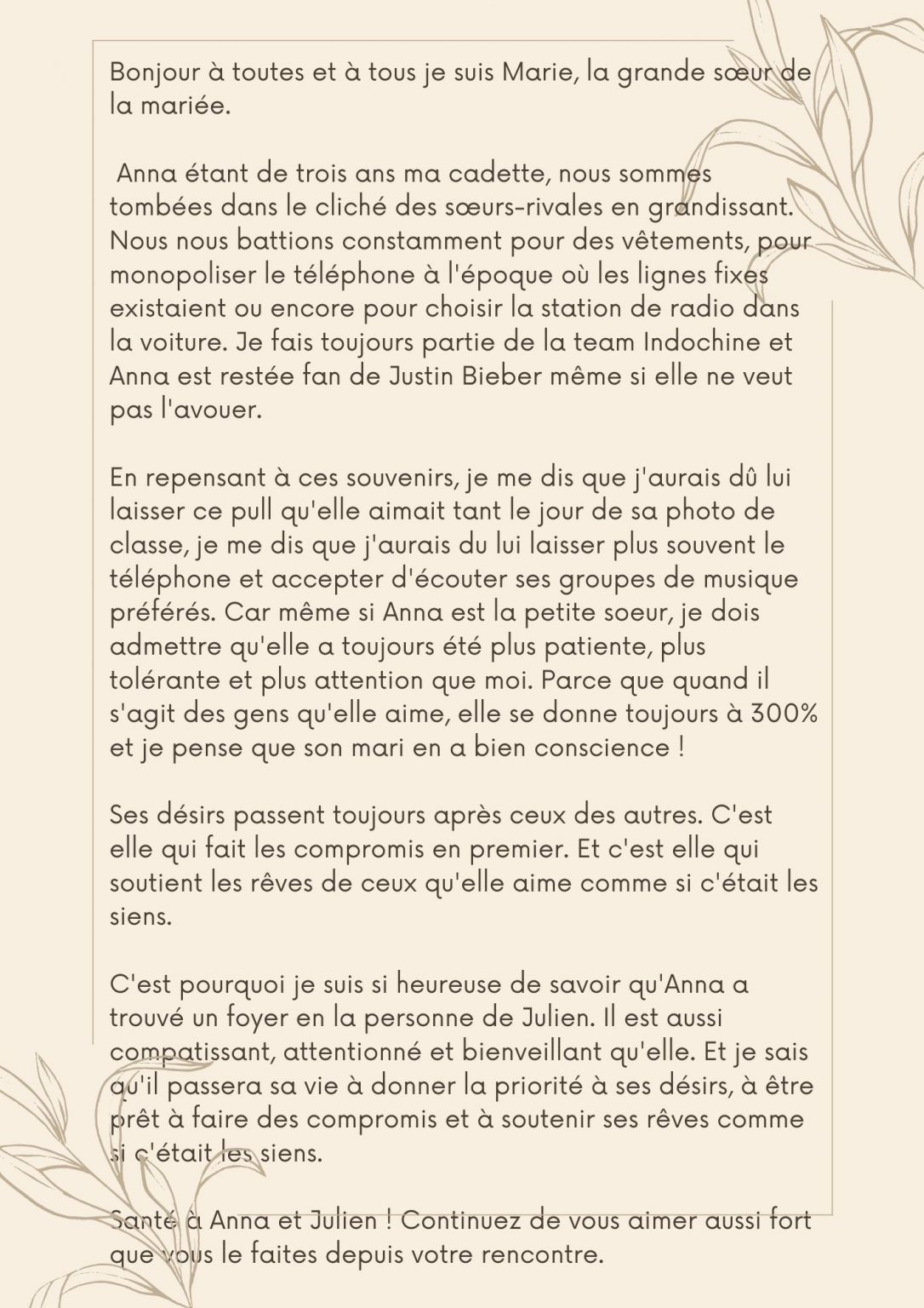 Discours de mariage 9 exemples et conseils pour le réussir
