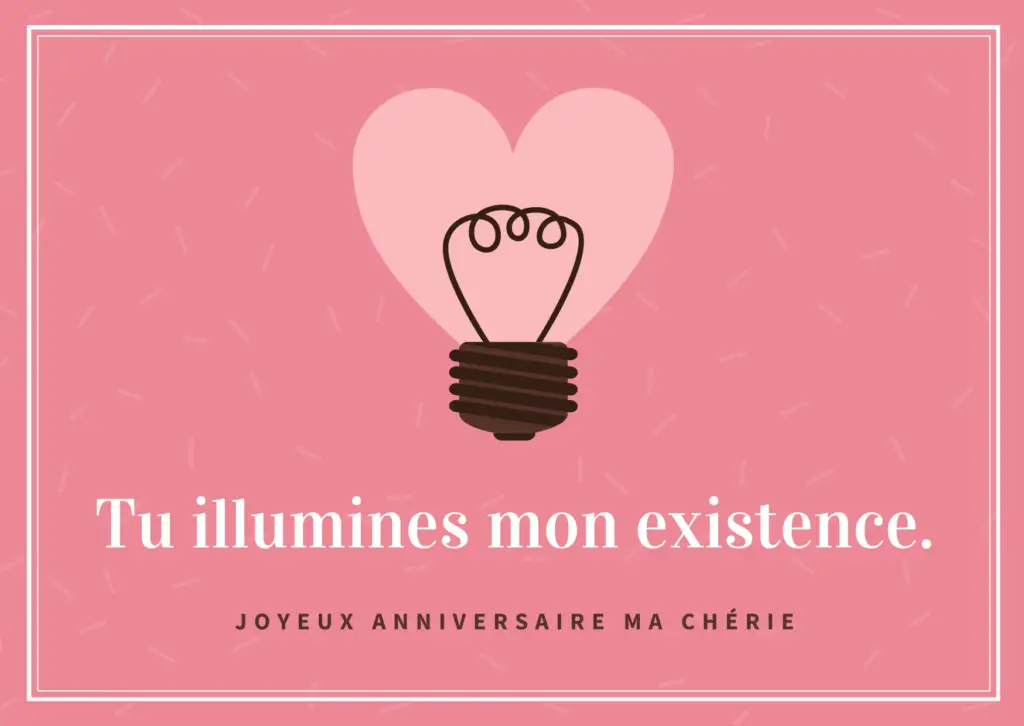 message d'anniversaire sympa amour