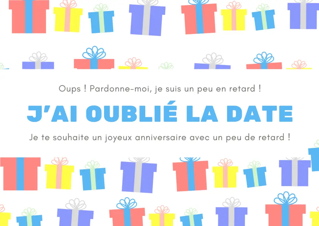 message d'anniversaire sympa carte anniversaire