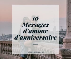 message d'amour d'anniversaire