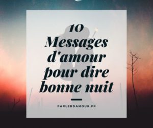 message d'amour bonne nuit