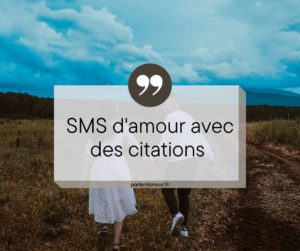 sms d'amour citations