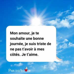 sms bonne journée amour