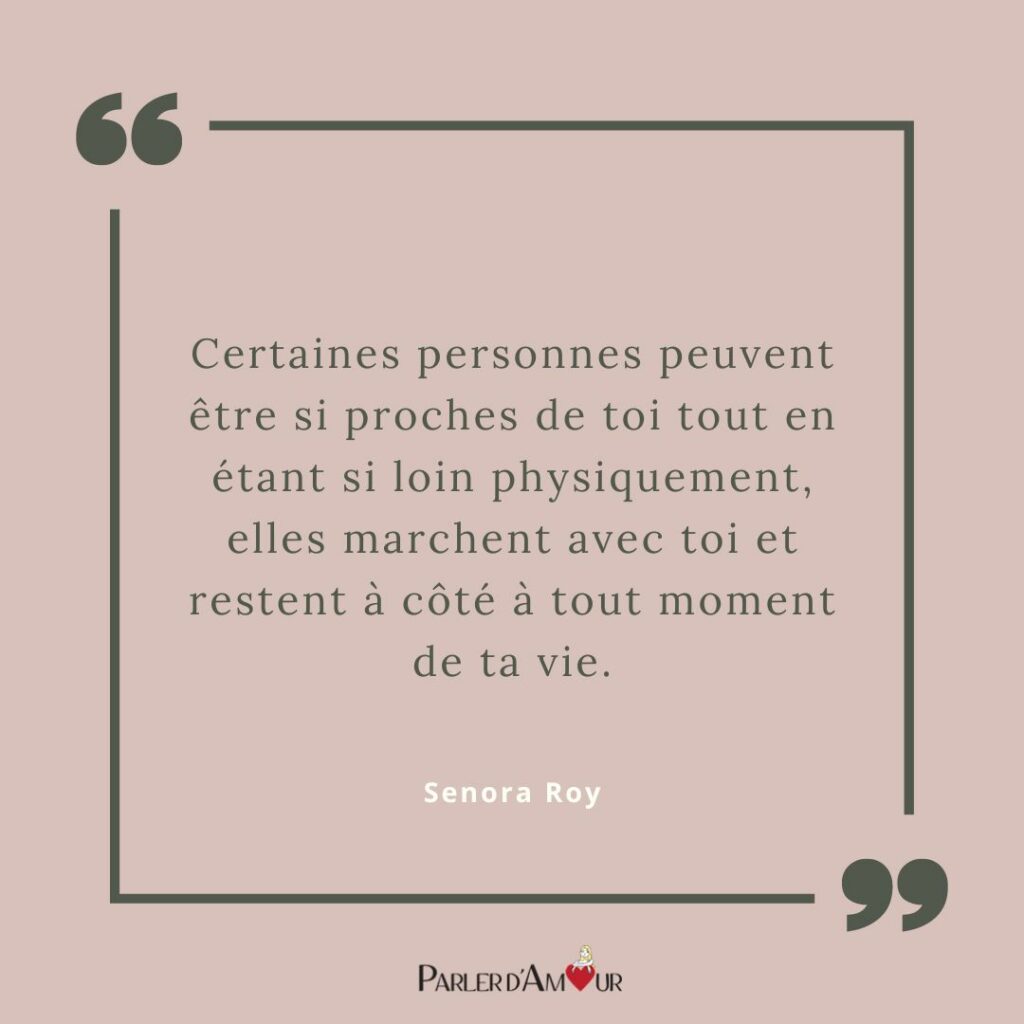 citation amour distance