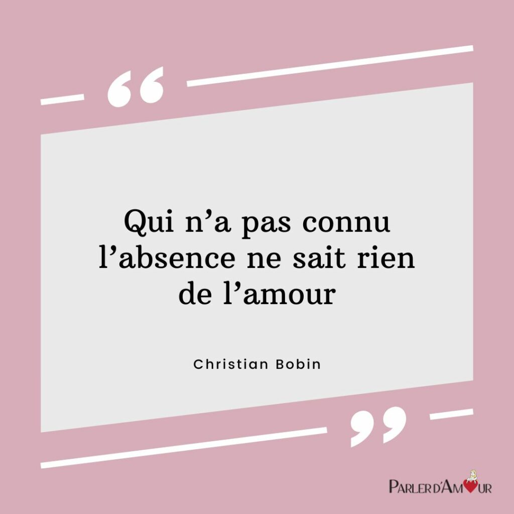 citation amour distance