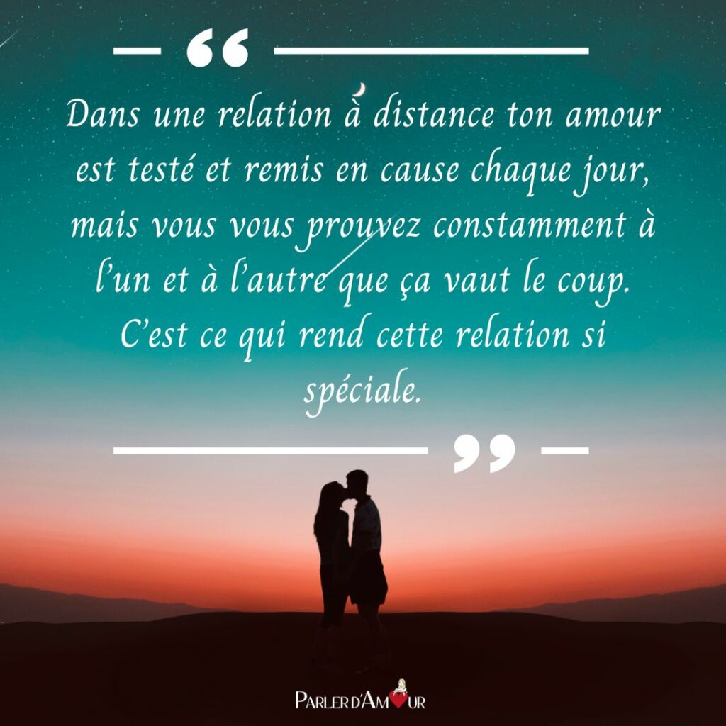 proverbe d'amour à distance