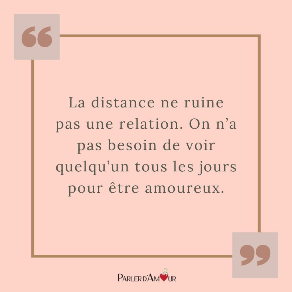 proverbe d'amour à distance