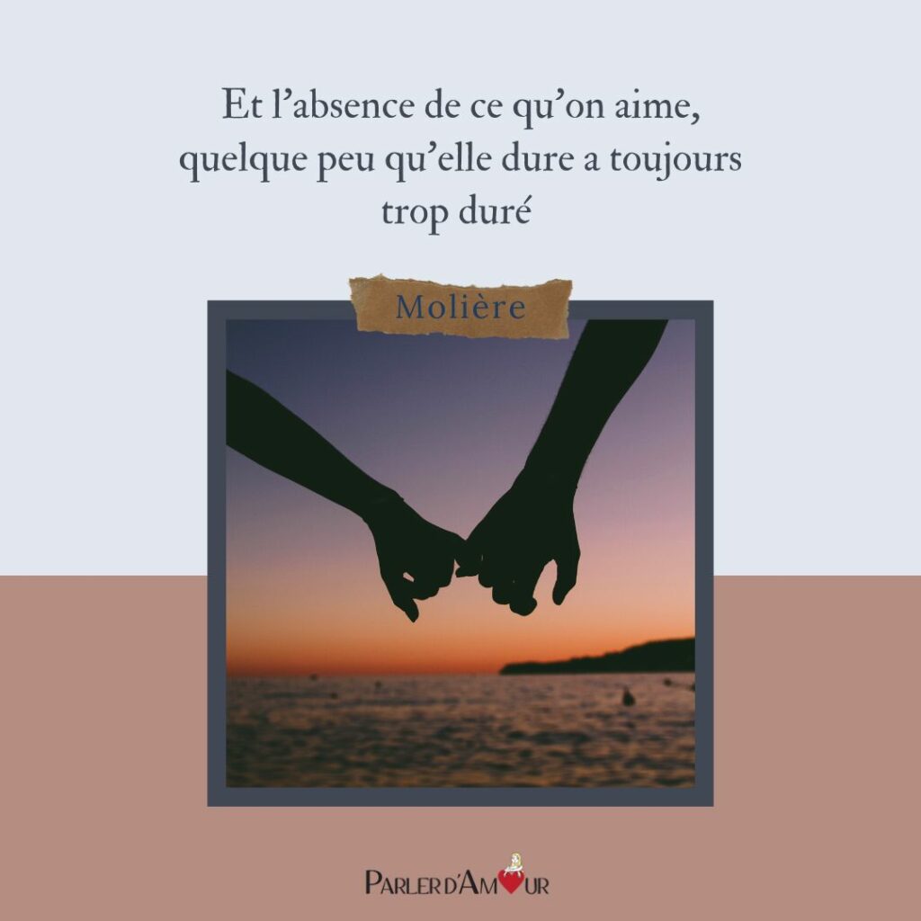 citation d'amour à distance