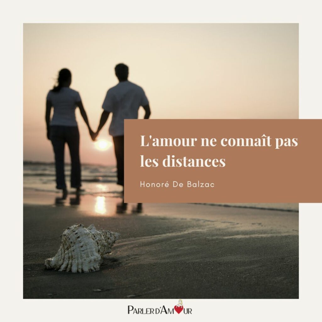 citation amour distance