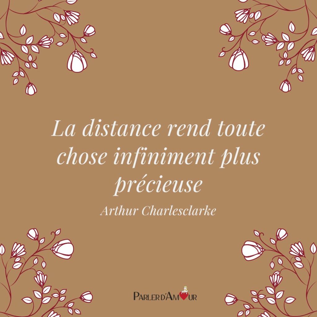 citation amour distance