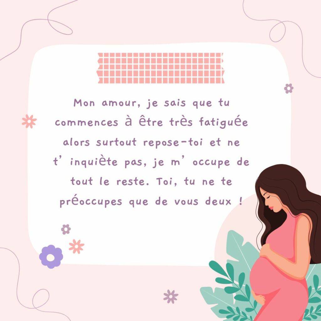 message d'amour à ma femme enceinte