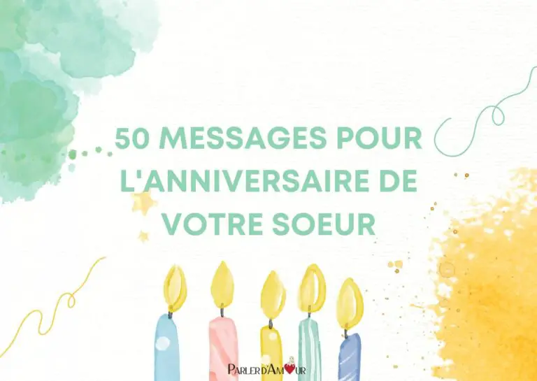 message anniversaire soeur