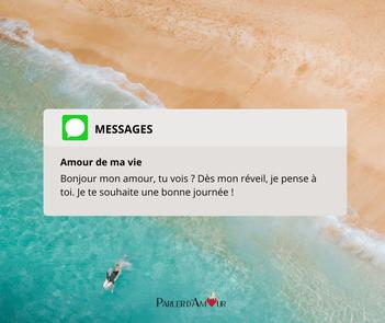 Message Bonjour Mon Amour Les 50 Plus Beaux Parler D Amour
