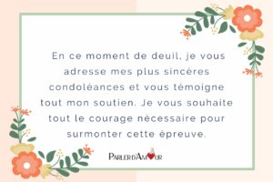 Messages de condoléances pour un voisin : 25 exemples