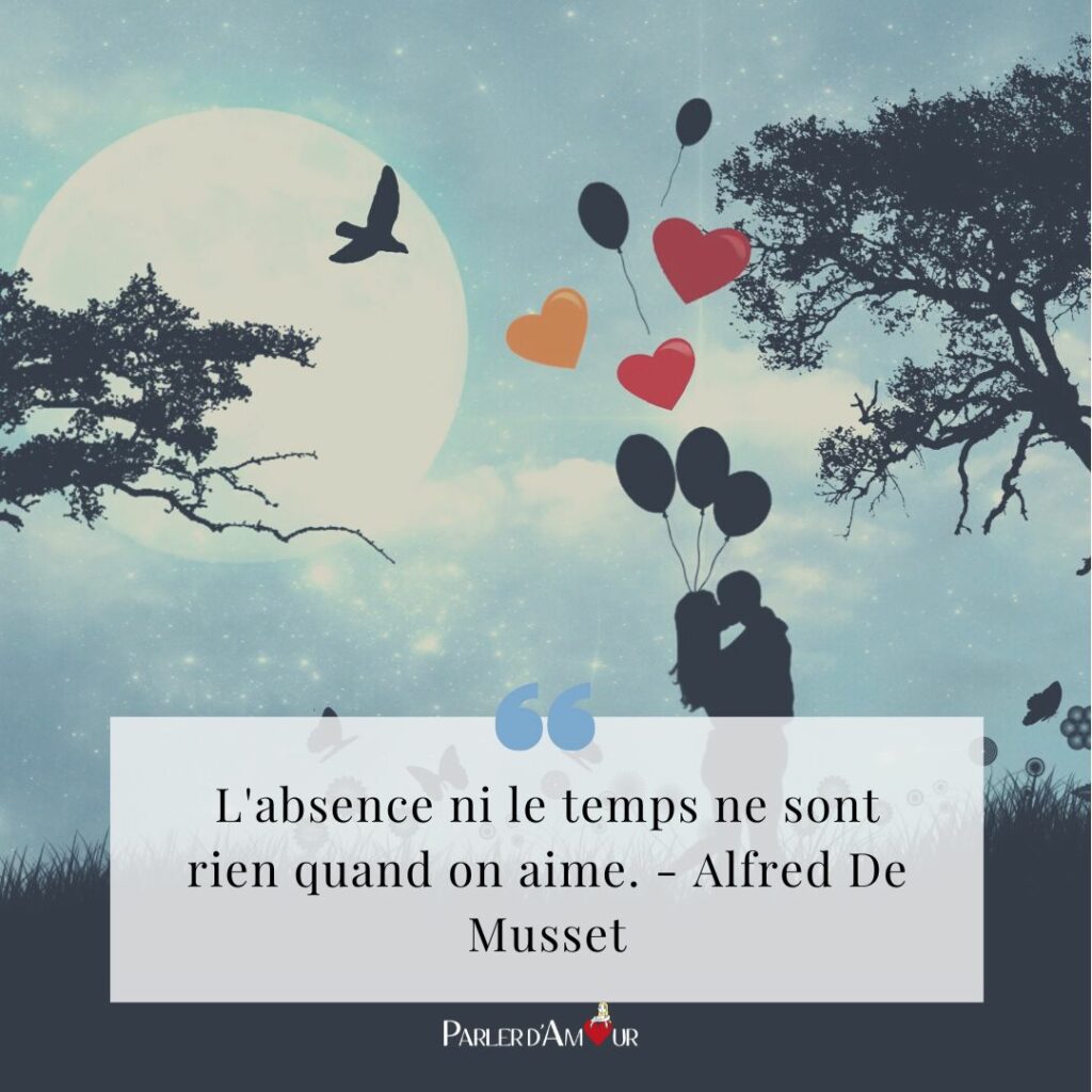 citation d'amour à distance