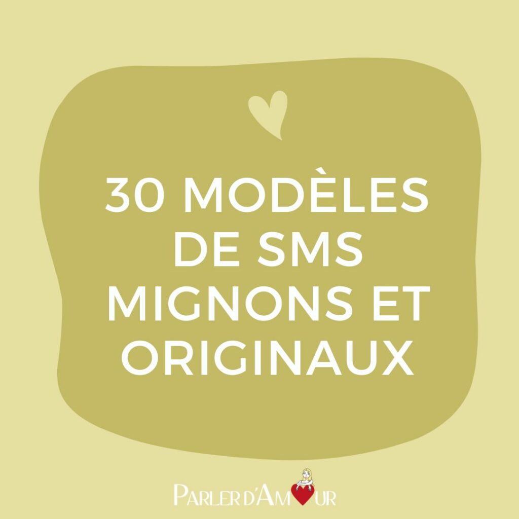 sms mignon et original