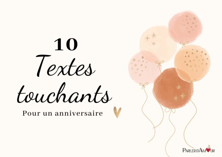 textes touchants pour un anniversaire