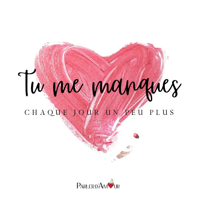 tu me manques mon amour image