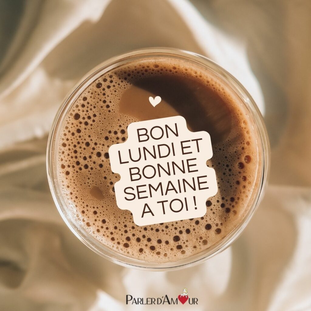 bon lundi et bonne semaine image