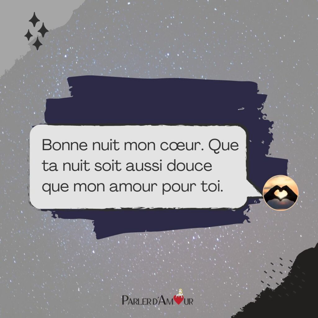 bonne nuit mon coeur