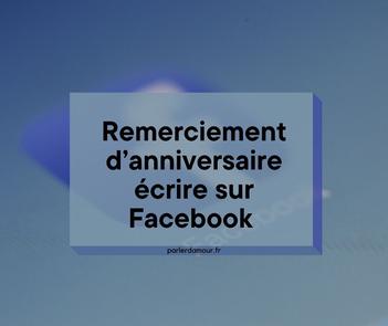 Remerciement D Anniversaire 100 Messages Originaux