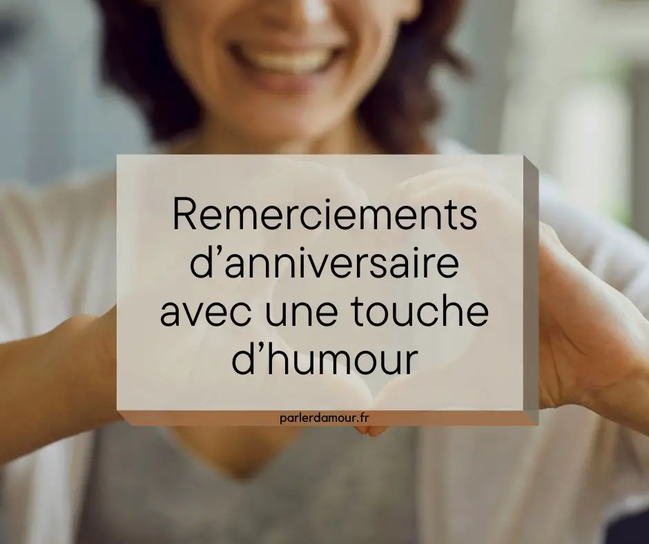 remerciement d'anniversaire humour