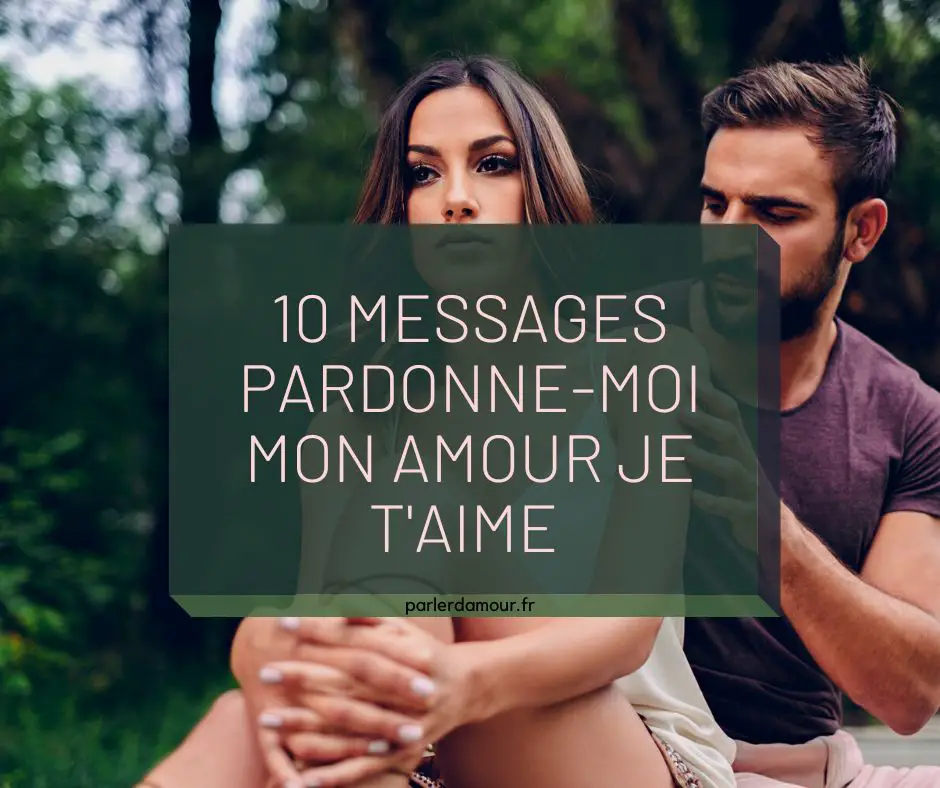 pardonne moi mon amour je t'aime