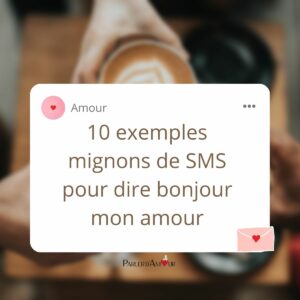 sms pour dire bonjour