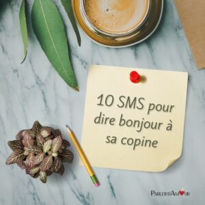 sms pour dire bonjour amour