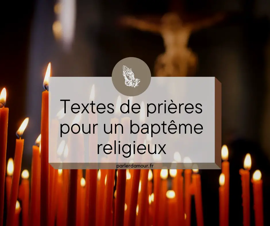 jolies textes pour un baptême religieux