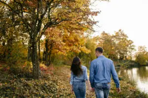 Activité de couple pour la Saint Valentin promenade romantique