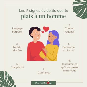 7 Signes évidents Que Tu Plais à Un Homme 7 signes évidents que tu plais à un homme