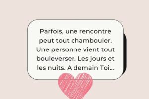 A demain mon amour : 100 messages avant de retrouver votre amour