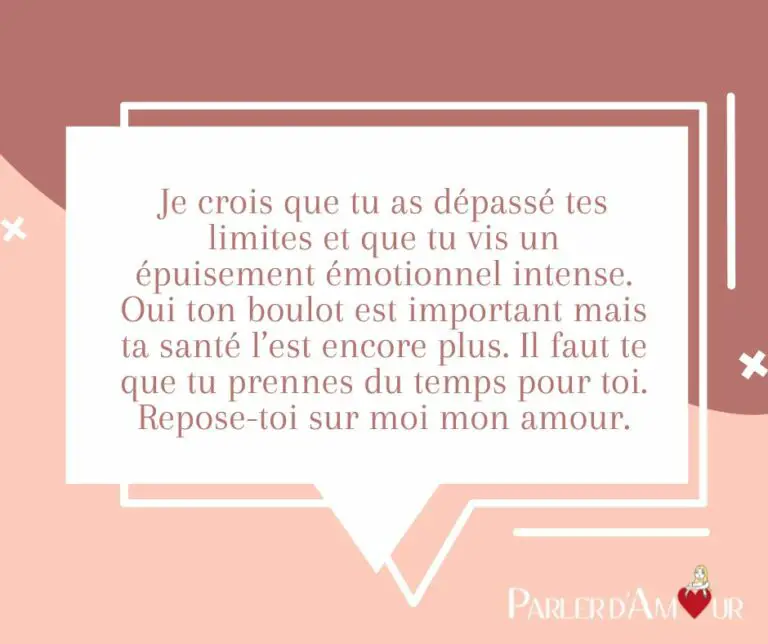 message de soutien moral pour son amour