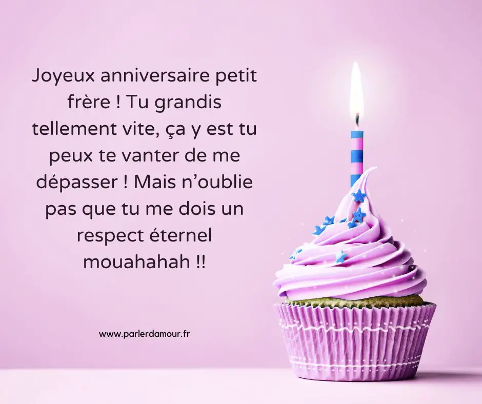 mots d'anniversaire pour son frère