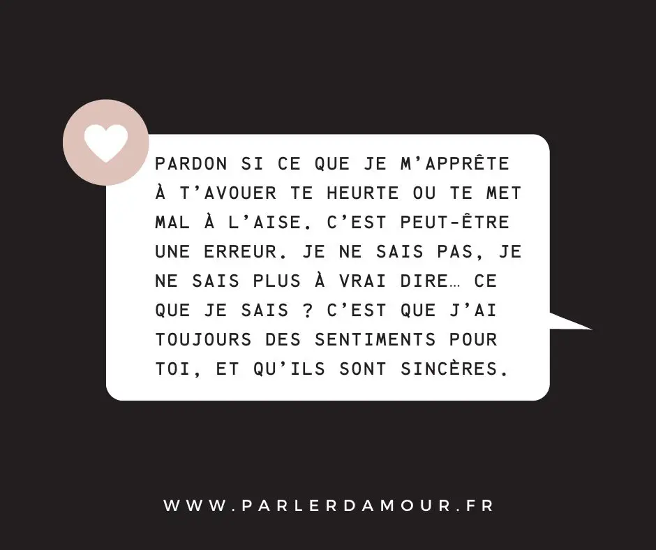 texte touchant pour son ex qu'on aime encore