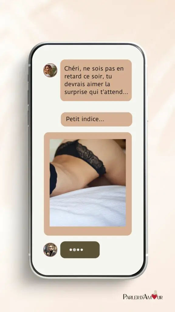 sms qui fait craquer un homme