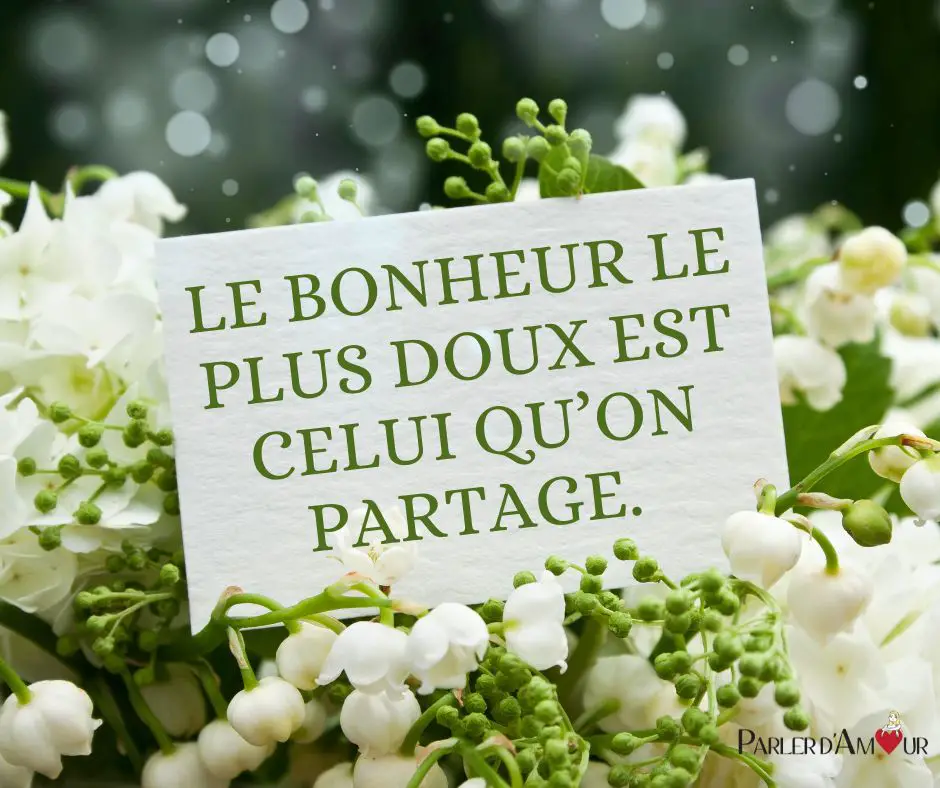 citations de bonheur pour le 1er mai