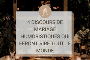 Discours de mariage humoristique : 4 exemples qui feront mourir de rire l’assemblée