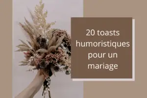 Toast humoristique pour un mariage : 20 textes qui feront rire tout le monde