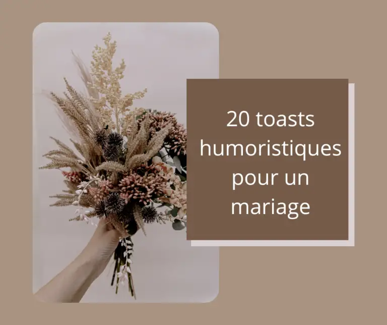 toast humoristique pour un mariage
