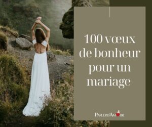 voeux de bonheur pour un mariage