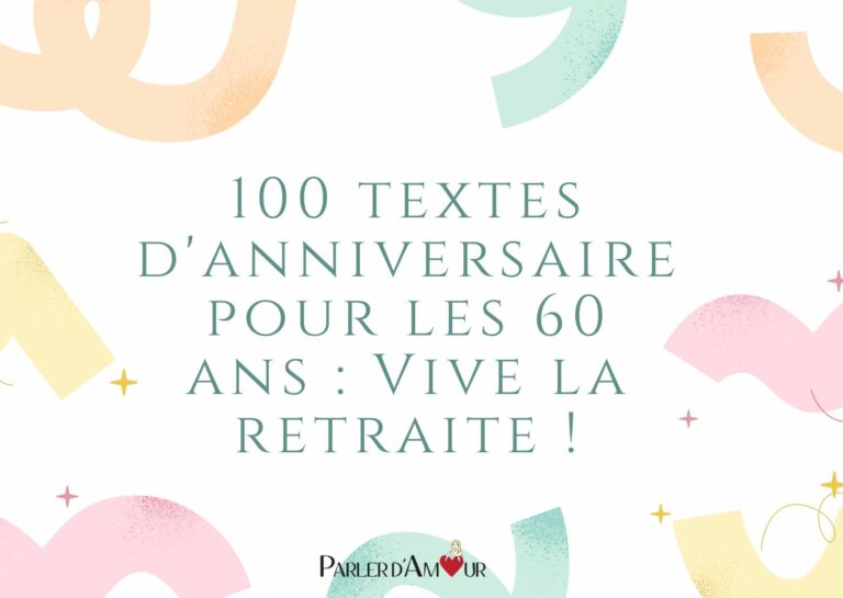 textes d'anniversaire pour les 60 ans